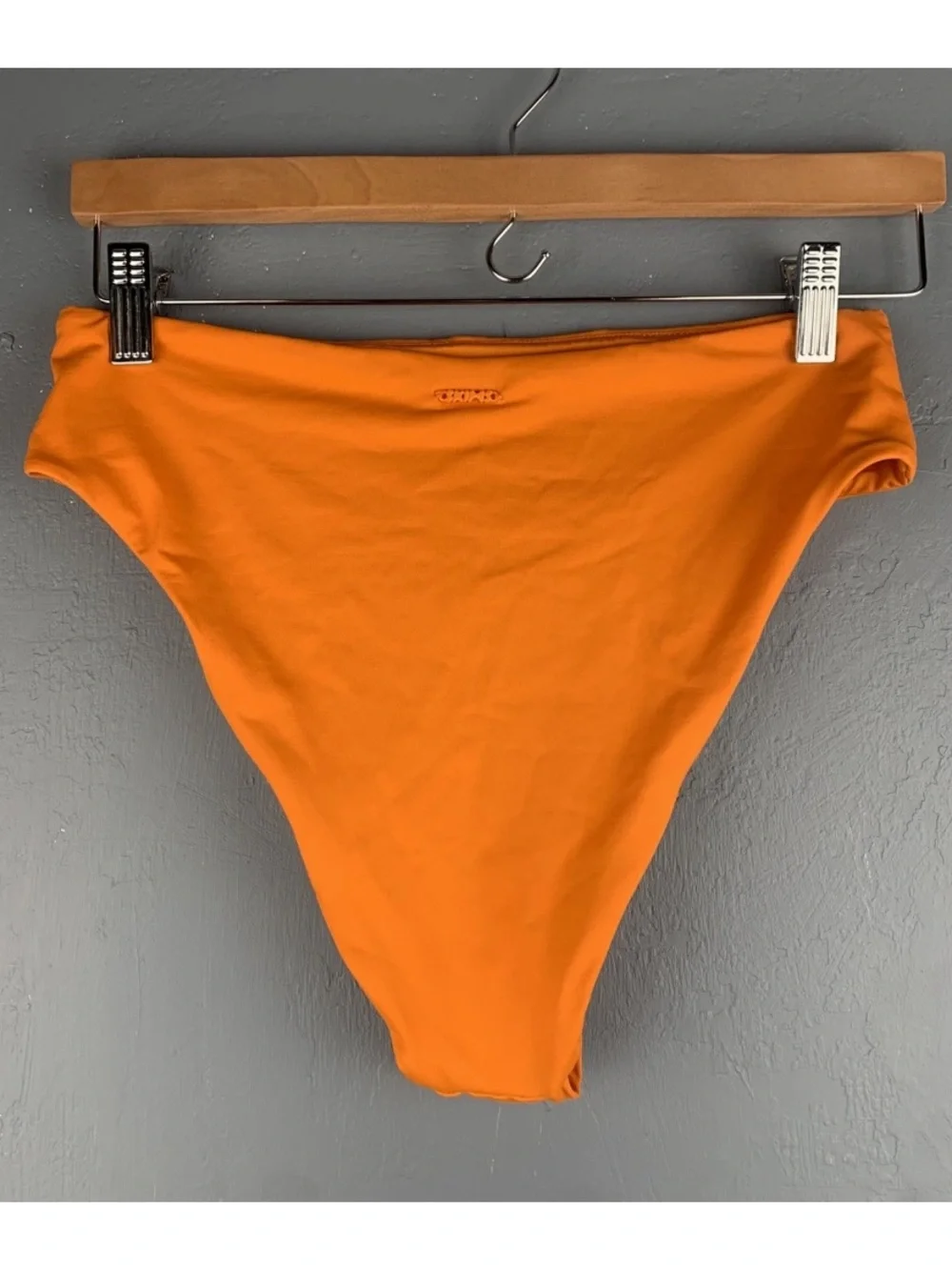Skims Sz Medium Tangerine Signature Swim Mid Waist Bottom NWT